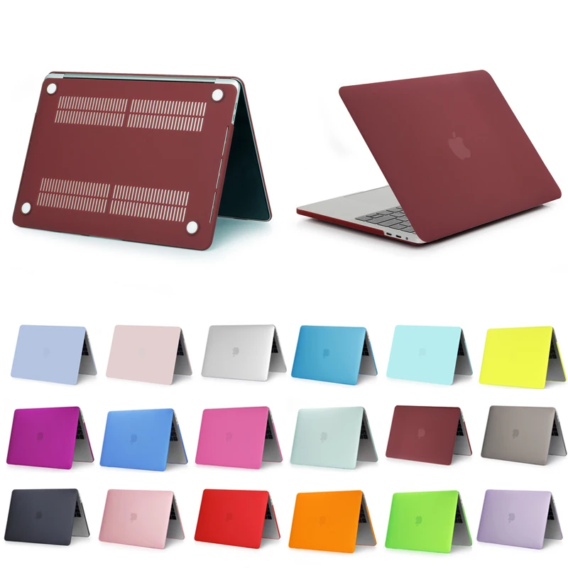 WholeSale Price Matte PC Hard Protective Shell Cover Case for Macbook A1502 A1989 A1466 A1932