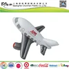 Testing manufacturer OEM popular air plane toys promotion gifts display pvc inflatable civil aircraft model
