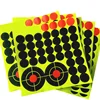 Targets Silhouette Reactive Shooting Target - Shots Burst Bright Fluorescent Yellow Upon Impact1.0