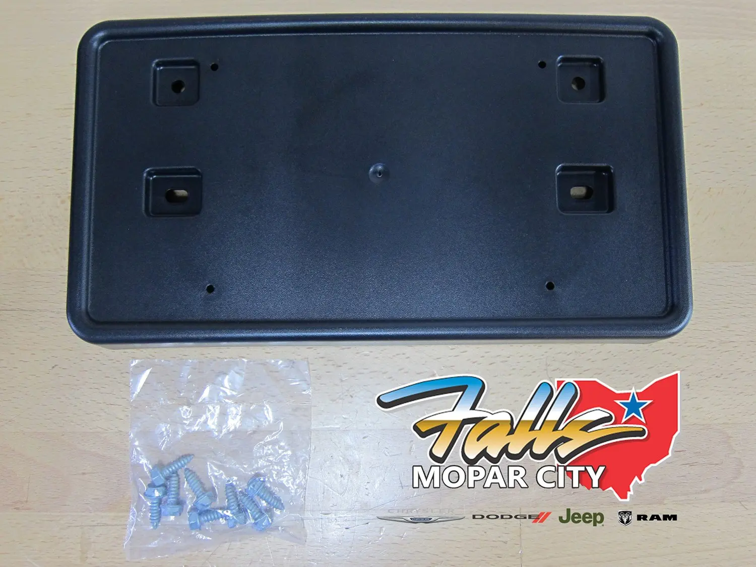 Jeep Patriot Front License Plate Frame Holder Bracket Mopar OEM