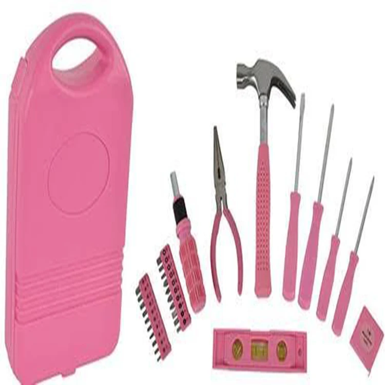 Promotion Gift Cute Mini Tool Set Ladies Tool Kit Pink Tools Set For