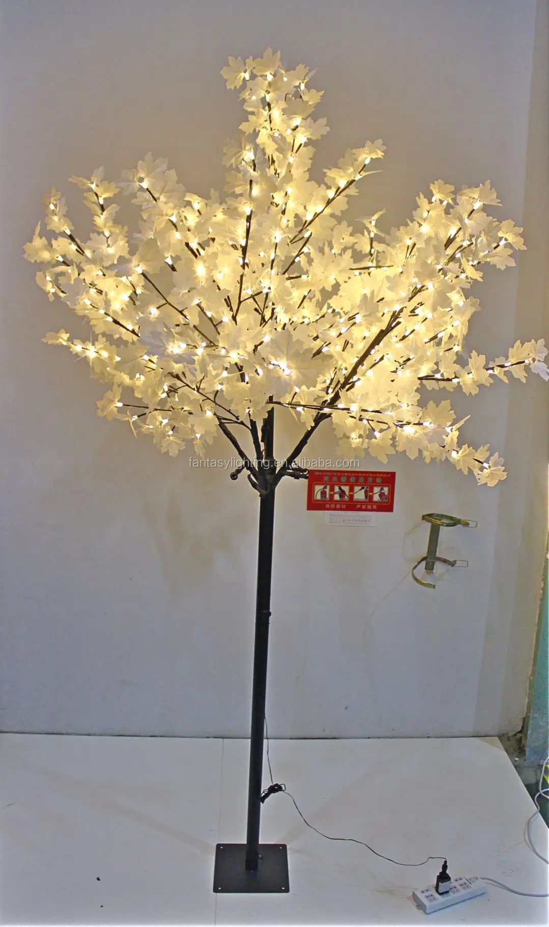8ft Led Artificial Maple Tree Light 8 Function And Bluetooth Dance To