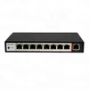 OEM 8 Port CCTV Network Ethernet PoE Switch 48V 10/100Mbps for IP POE Camera