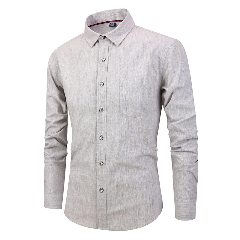 

Autumn and Winter Men's Shirts Korean Edition Long sleeves Shirts for Men