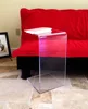 Clear Acrylic Morden Cocktail Coffee Tea Table "Slide" End Table 23" high x 14 long x 12 deep x 1/2" thick