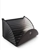A4 Leather Document Organizer Expanding File Folder 13 Pockets