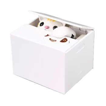 Novelty Money Box Electric Money Saving Box Decorative House Coin