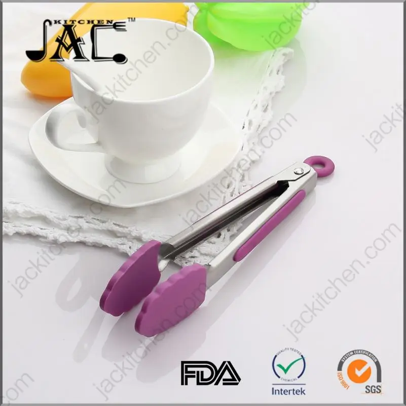 Soft Stainless Steel Tongs For Cooking