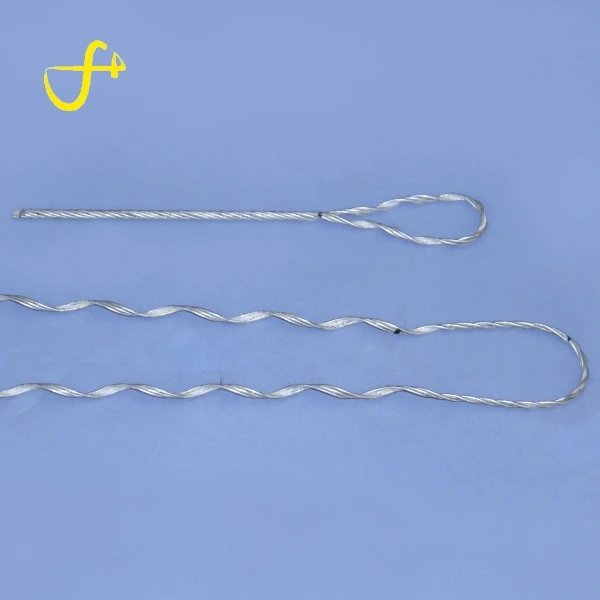 
High Tension Spring Wire preformed cable grip tension drop wire clamp 