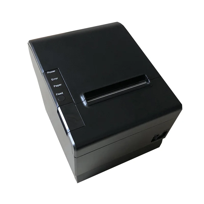 

3inch 80mm Mini POS Thermal Receipt Bill Printer For Restaurant TC80 USB+Serial+Lan, Black