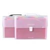Practical 13 section index handle file document bag transparent plastic expanding file