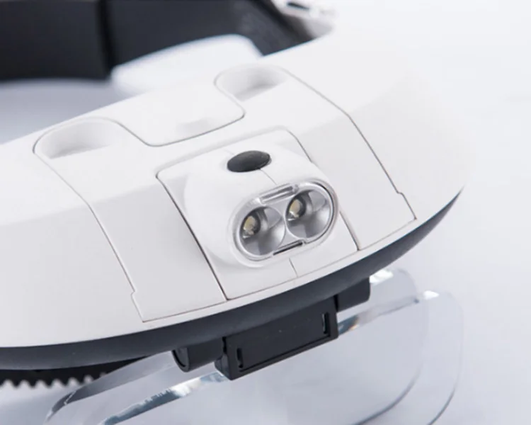 Tête de MG81001-H portant la loupe avec la LED, loupe avec la LED