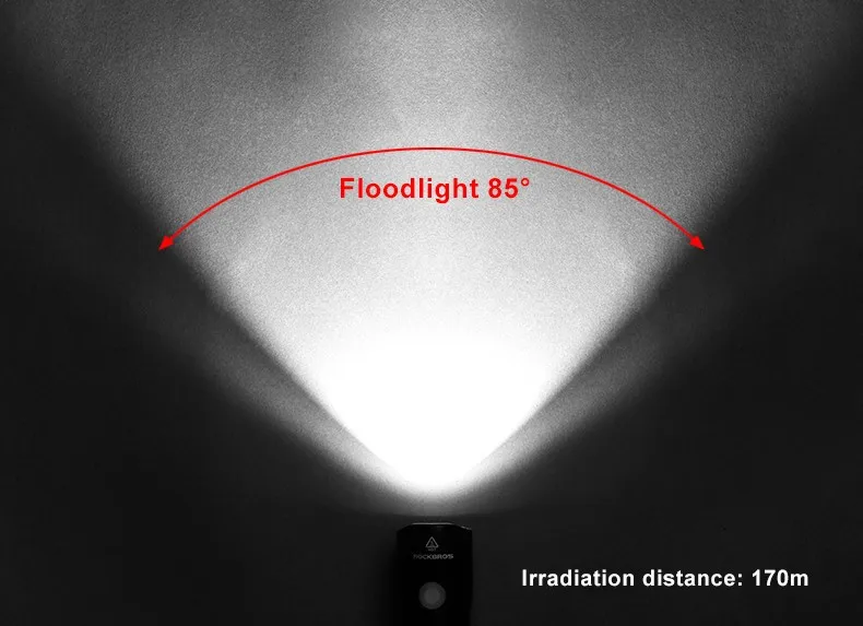 Rockbros Rechargeable Waterproof Long Range 700 Lumen Bike Bicycle Usb