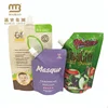 Factory Price Custom Made Laminated Plastic Standing Refillable Squeeze Spout Top Screw Cap Pouch