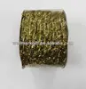 Gold Metallic Sparkle Tinsel Elastic Rubber Band Rope