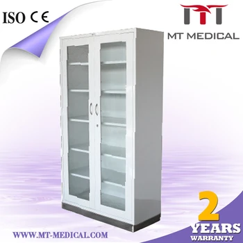 Abdf Mc 9 Hospital Furniture Glass Door Stainless Steel Instrument