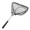 Peche Folding Aluminum Alloy Flying Fishing Tackle Nylon Landing Fine Fishing Nets