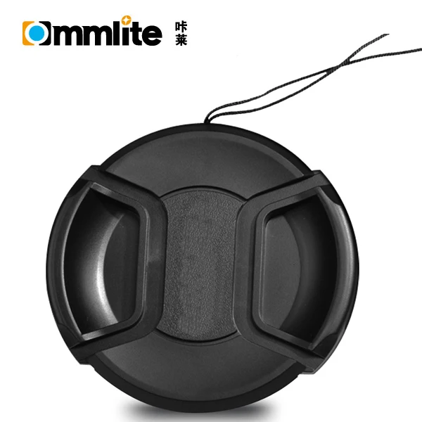 49mm-82mm Camera Clips Lens Cap with Lose-against Rope for Canon