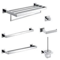 

Cheap 6 Piece SS Bathroom Hardware Accessories Set