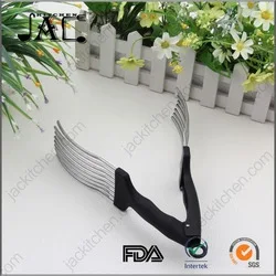 stainless steel nylon head food tong