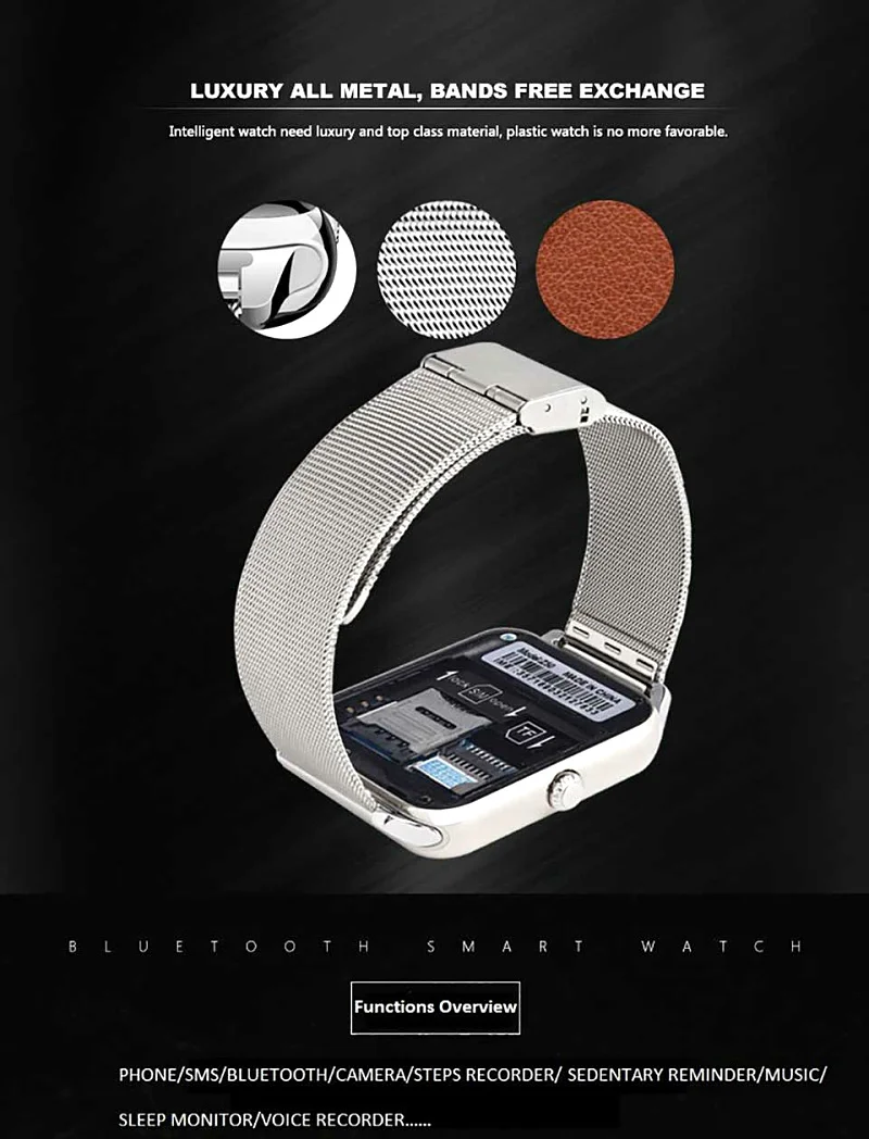 Z50 News And System Setting Message Fashion And Slim Alarm Clock Smart