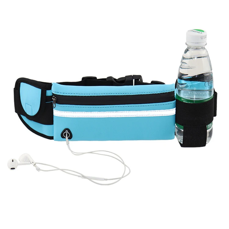 

Wholesale Custom Multifunction Outdoor Running Fanny Pack Neoprene Waterproof Sports Waist Belt Bag, Blue,black,pink,orange,green or customize