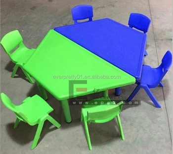 nursery school chairs and tables