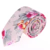 Class fabrics for necktie 100% cotton floral Jacquard tie