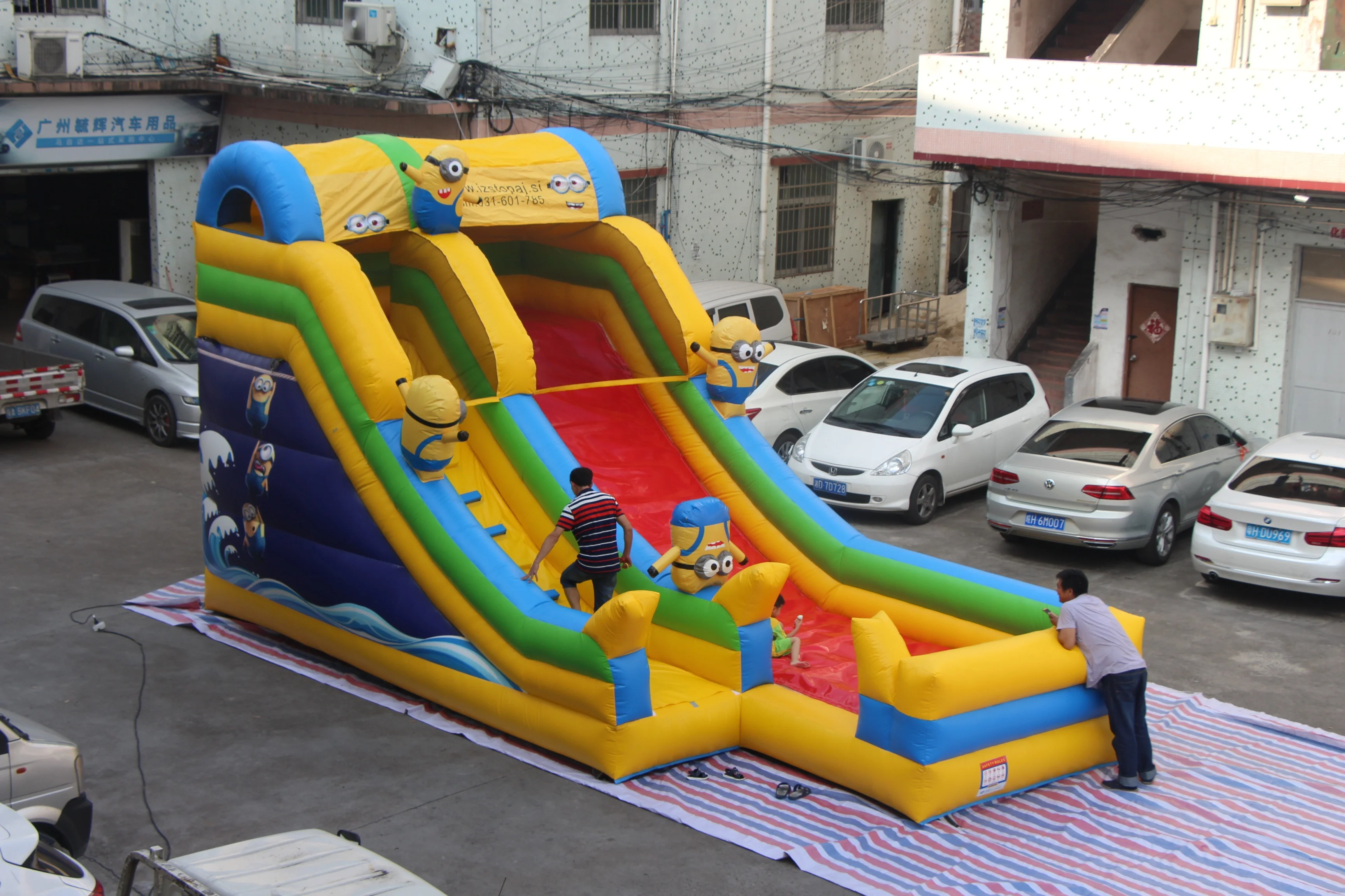 commercial inflatable water slides