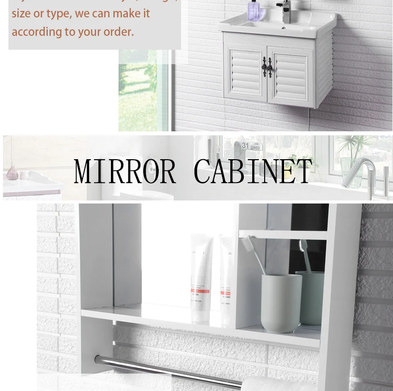 Modern Bathroom Cabinets Factory Furniture Mirror Cabinet Bathroom Vanities