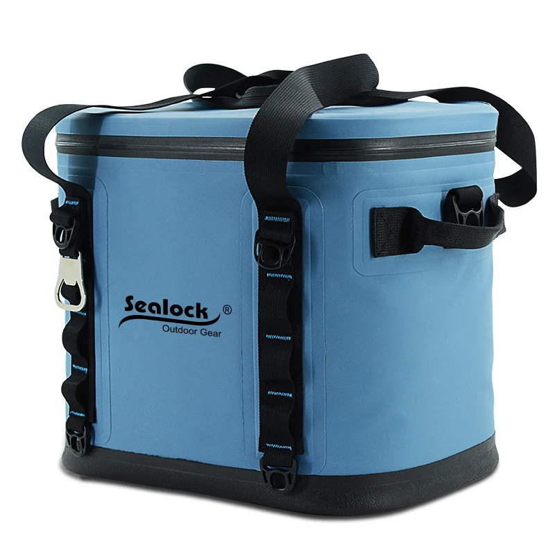 

2019 Sealock Insulated Soft Sided Cooler Bag for Outdoor lunch Travel Hiking Beach Picnic BBQ Party, Red,blue,gray,yellow,black,white,pink,orange,etc
