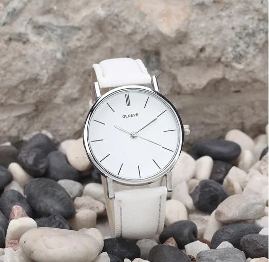 

Casual Geneva Quartz Wrist Watch Women Metal Dress Watches