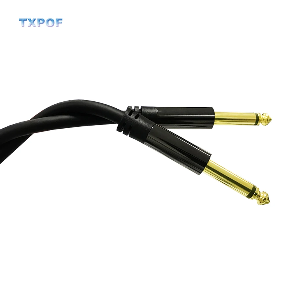 6,35mm Jack Mono 1/4 "TS Cable desequilibrado instrumento de Cable de guitarra - ANKUX Tech Co., Ltd