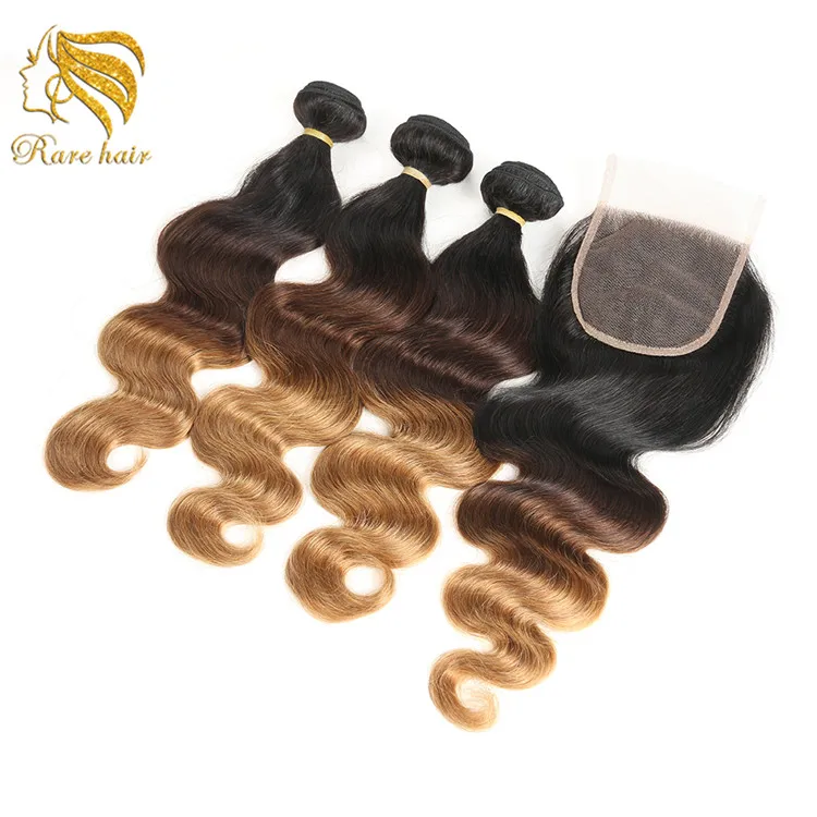 

Ombre 1B/4/27 Colored Hair For Black Women, Cheap Low Price Three Tone Ombre Human Hair Weave 3 Bundles Brazilian Hair, N/a