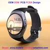 Updated 2G OEM ODM development Round watch KW18 bluetooth smart watch