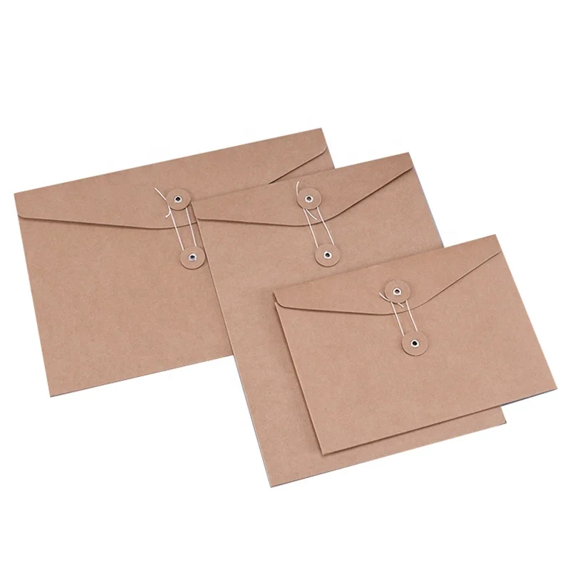 Custom Greeting Card Usage Kraft Square Craft Paper Envelopes With ...