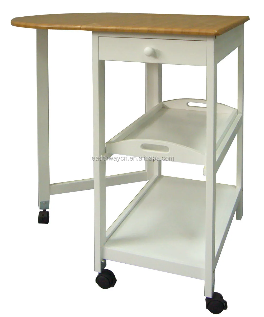 2015 goedkope houten keuken trolley met manden prijzen ...
