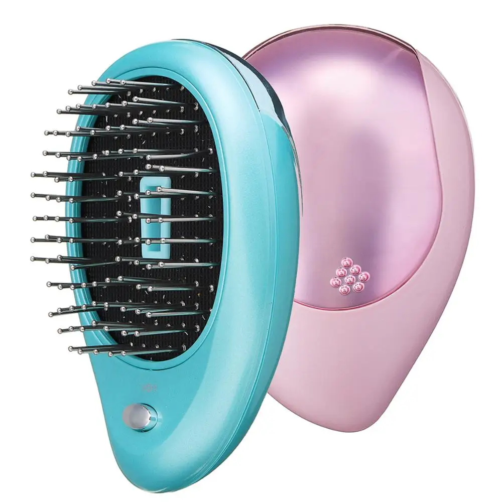 

Electric Ionic Hairbrush Portable Ionic Hair Comb Brush Negative Ions Massage Combs