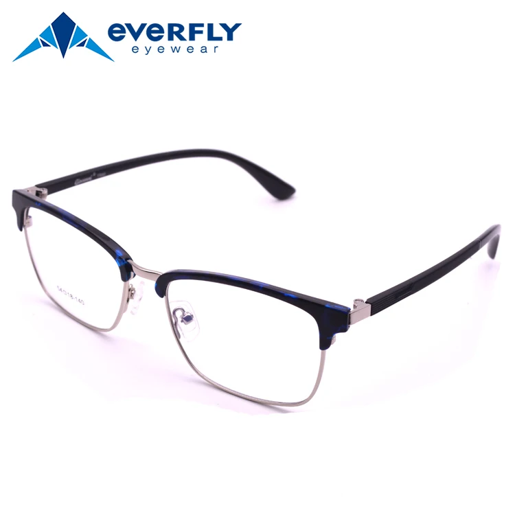 

China Wholesale Classical eyeglasses TR90 with metal designer glasses frame optical eyewear frame