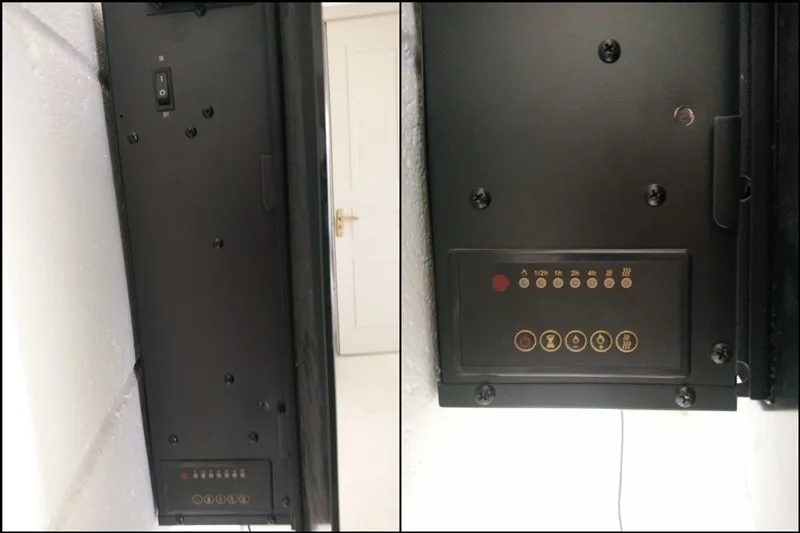 Chimenea Eléctrica Led De Pared Con Altavoz,Decoración Para El G-01-4