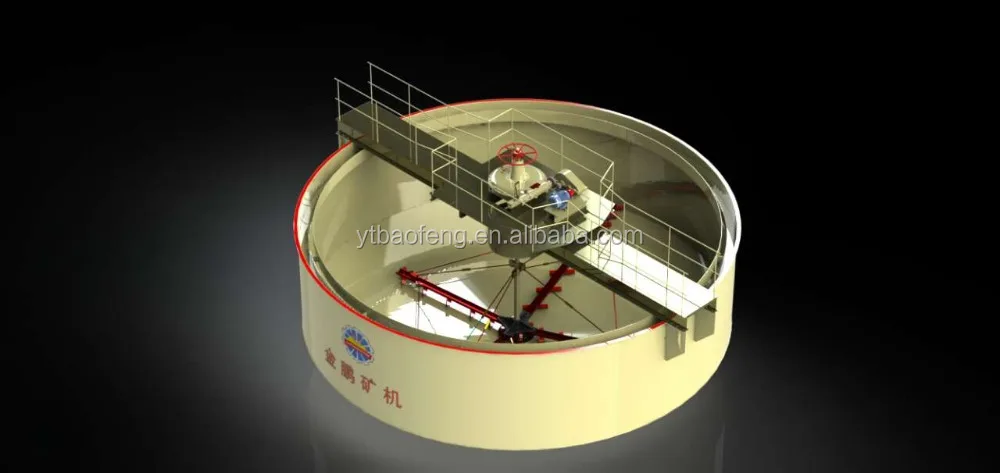 
China Energy Saving Mining Sedimentation Dewatering Thickener Tank for Tailing Processing 
