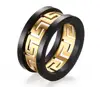 Spot of direct selling, 10 mm stainless steel hollow out the Great Wall ring, men's rings YSS476