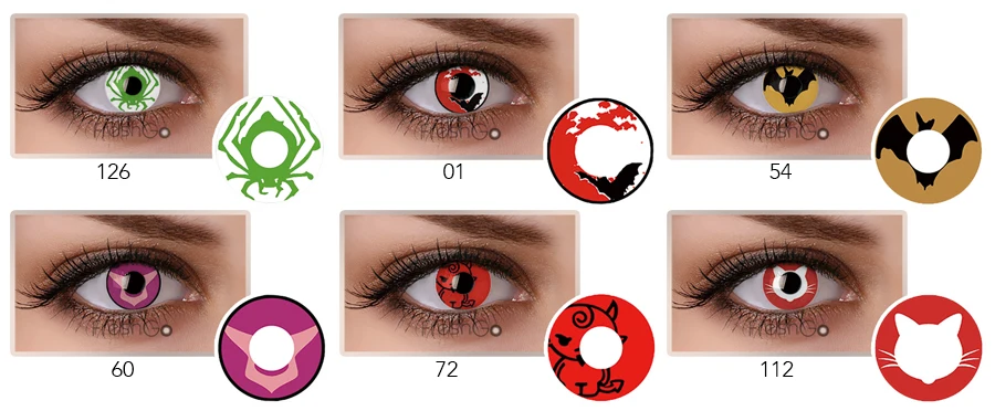 2018 Cheapest Halloween Crazy Contact Lens Tokyo Ghoul.