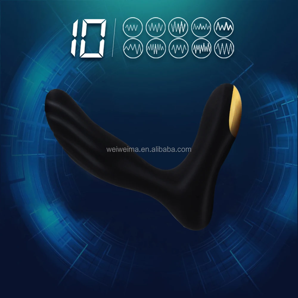 Remote Controlled 10 Vibration Modes Electric Prostate Massager Anal