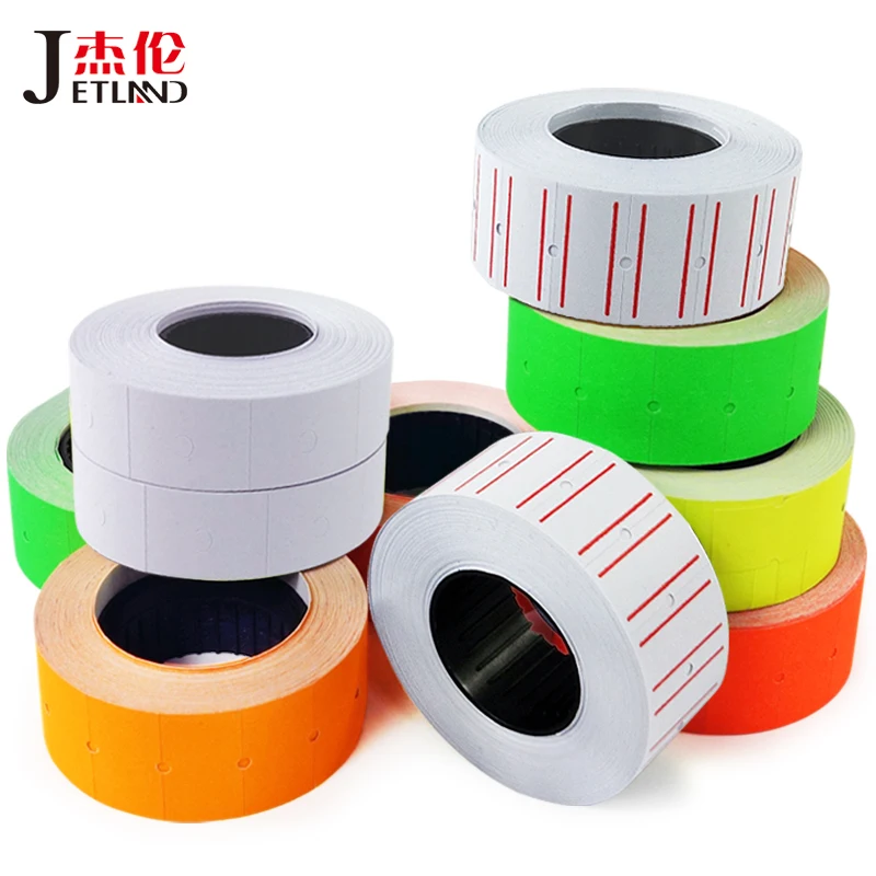 10 Rolls Price Tags Gun Labels 6000 Stickers For MX-5500 With Refill Ink 