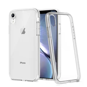 for iphone xr case shockproof clear transparent 2mm thicken tpu phone case