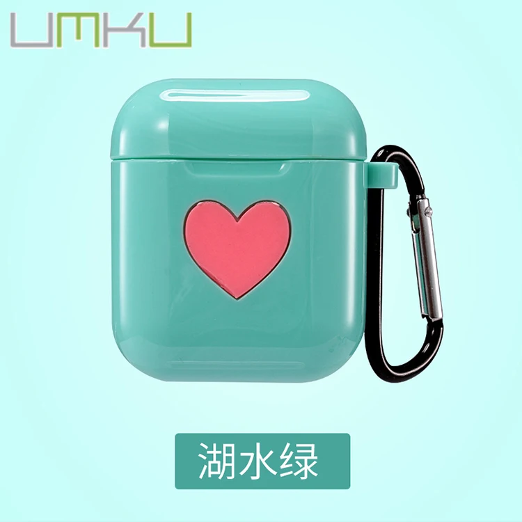 

Full Protective For Airpods Case Cover Portable Silicone case with Keychain