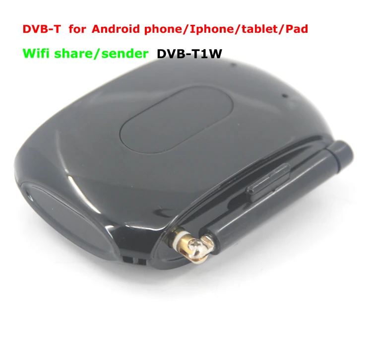 

DVB-T1W wifi receiver DVB-T Digital TV for android and Iphone Ios, Black