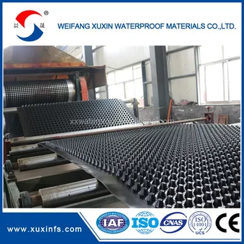 drainage dimple 8mm hdpe plastic mat larger