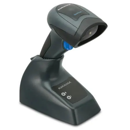 

Datalogic QBT2430 PN:QBT2430-BK-BTK1 2D Imager Cordless Handheld USB BT Wireless Barcode Scanner for POS solution, Black